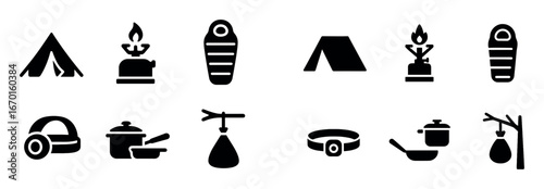 Canyoneering Camp Icons