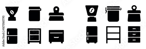 Cafe Equipment Icons