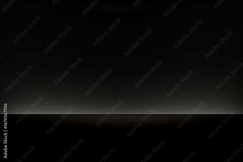 Obraz premium Black backgrounds spotlight lighting.