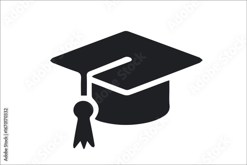 graduation cap and diploma