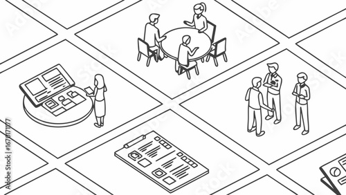 Modern Business Interactions.