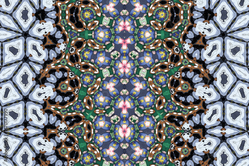 Seamless Cloth Texture Art Background Fabric Shape Visual Fashion Digital Luxury Textile Interior Tile Template Perspective Decoration Geometric Endless Wallpaper Graphic Design Symmetric Pattern.