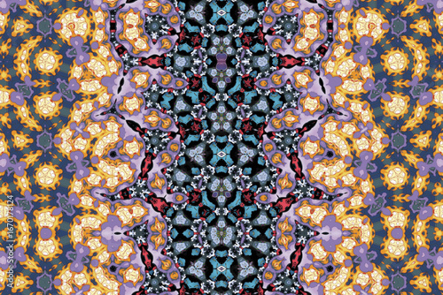 Seamless Cloth Texture Art Background Fabric Shape Visual Fashion Digital Luxury Textile Interior Tile Template Perspective Decoration Geometric Endless Wallpaper Graphic Design Symmetric Pattern.