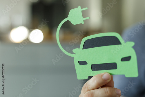 Image of a green paper cuto...