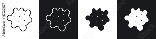 Pigment icons graphic vectors
