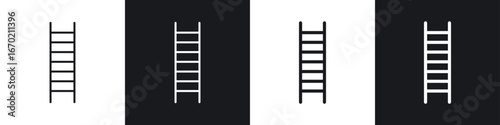 Ladder icons graphic vectors