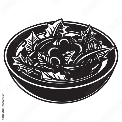 A Fresh and Healthy Spinach Salad, a Vibrant and Nutritious Meal with a Mix of Tender Spinach, Crisp Berries, and a Zesty Dressing