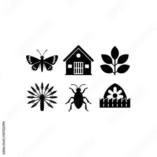 6 different ecological biocontrol field station si