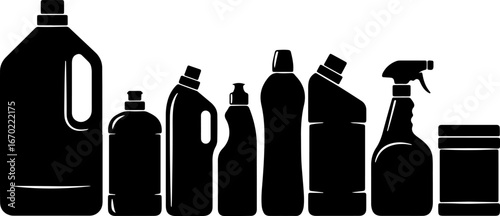 Cleaning Supplies Household Cleaning Product Bottles and Containers