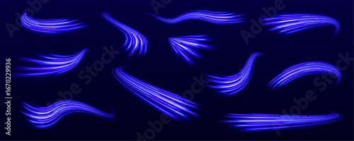 Circular glowing light effect in a vortex shape. Neon colors blend smoothly, creating a dynamic motion illusion. Great for sci-fi or digital tech visuals.