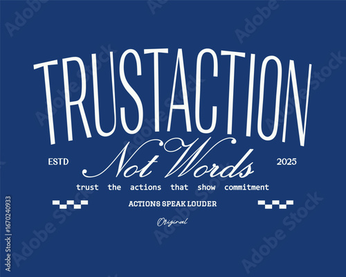 Vintage elegant motivational typography design for jersey, t-shirt, or wall art design - vector