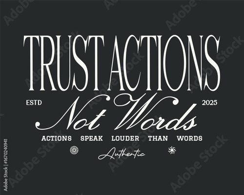Vintage elegant motivational typography design for jersey, t-shirt, or wall art design - vector