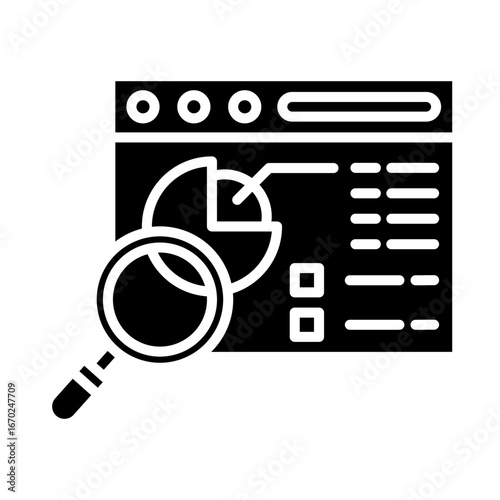 Data research icon