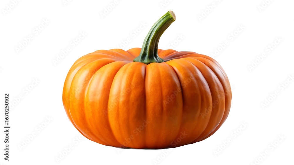 Obraz premium Orange pumpkin isolated on white background