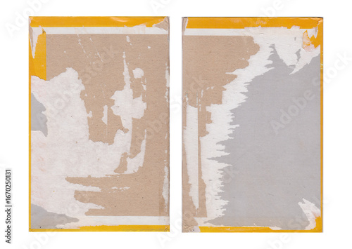 Vintage diptych of a couple embracing in a softly lit room