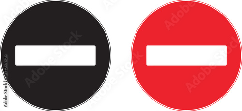 do not enter, no entry, prohibition, forbidden, restriction, warning, sign, symbol, icon, circle, traffic sign, danger, alert, stop, access denied, private, no trespassing, vector, black, red, white, 
