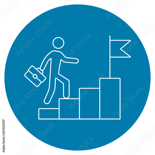 Career Icon, Career Development Plan, Career Growth Framework, Career Pathway Guide, Career Advancement Strategy, Career Success Manual, vector