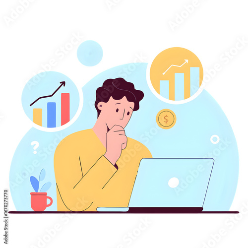 businessman with laptop