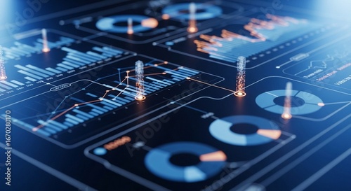 Visualizing Complex Data Analytics and Information Flow for Digital Transformation Insights