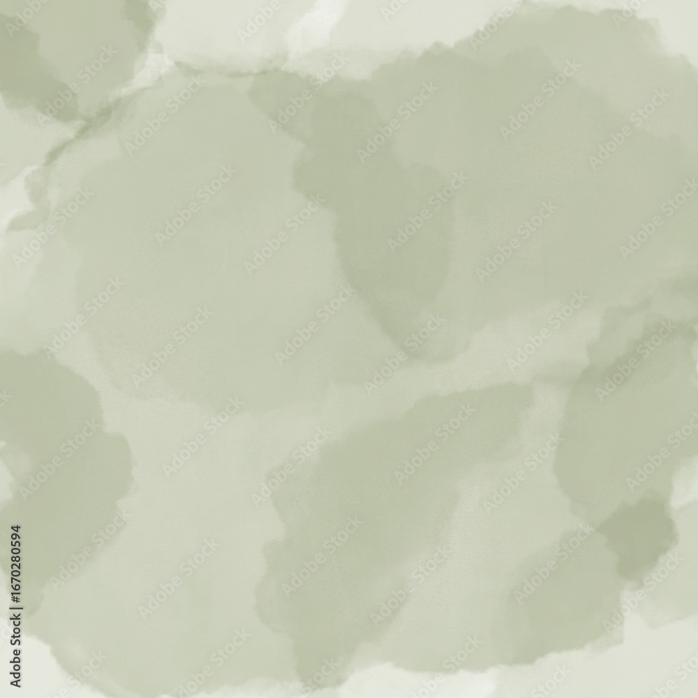 Obraz premium Pastel Green Watercolor Background, Abstract Soft Hand Painted Texture