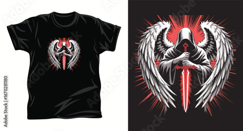 Knights graphic vector t shirt design print.