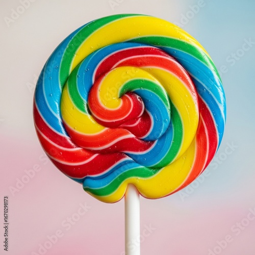 colorful lollipops