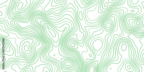 Topographic map background. Geographic line map with elevation assignments. Contour background geographic grid. Vector illustration.