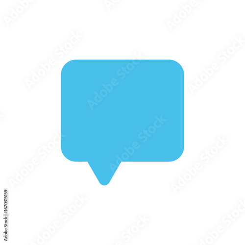 Comment icon speech bubble symbol. Chat message icons - talk message. Bubble chat icon. web vector icon