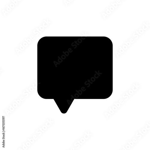 Comment icon speech bubble symbol. Chat message icons - talk message. Bubble chat icon. web vector icon