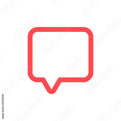 Comment icon speech bubble symbol. Chat message icons - talk message. Bubble chat icon. web vector icon