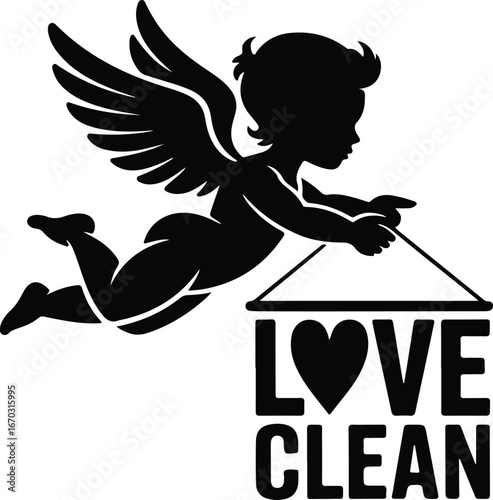 Cupid promotes love and clean home solutions now