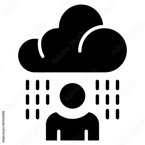 Disorder glyph icon