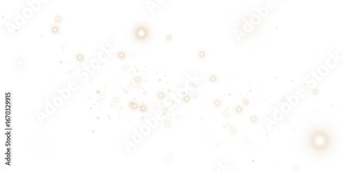 Gold Sparkles with Shimmering Dust and Glowing Light Effect
