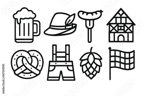 Celebrating tradition with beer, pretzels, and local attire at a festive outdoor gathering