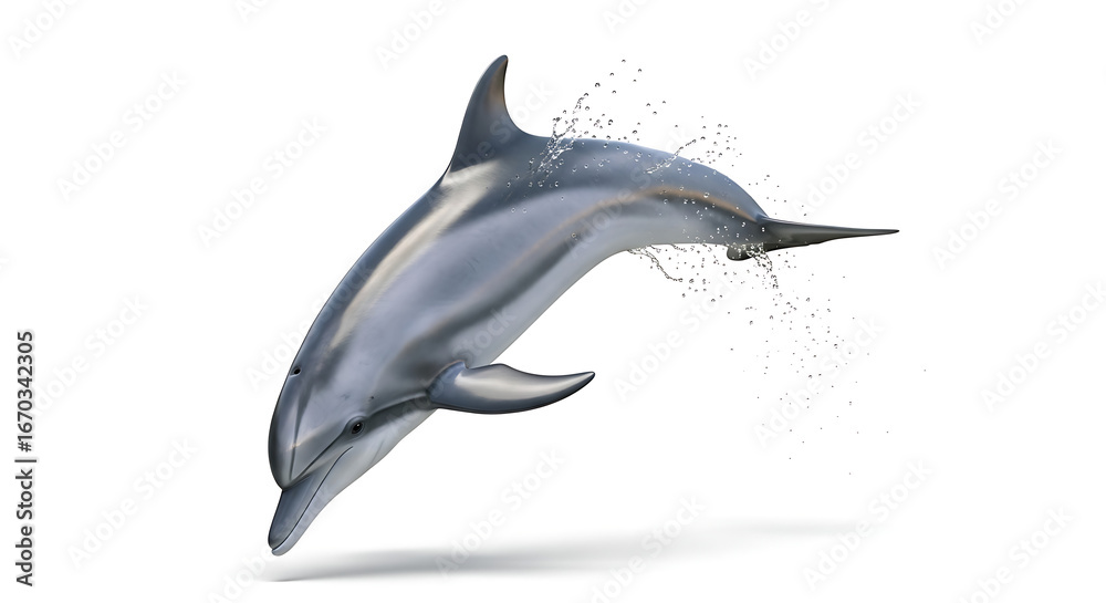 Fototapeta premium Dolphin leaping out of the water