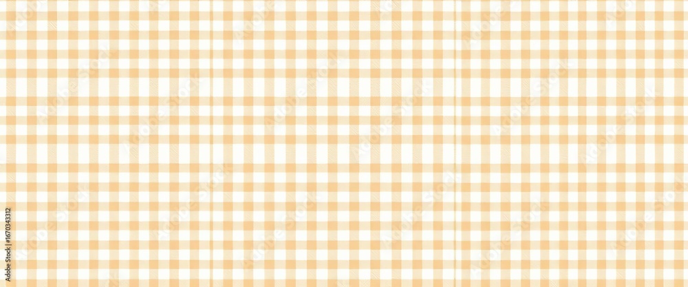 Subtle beige & white diagonal gingham on light brown vichy background Seamless vector pattern for textile, fabric, wallpaper, diagonal, pattern