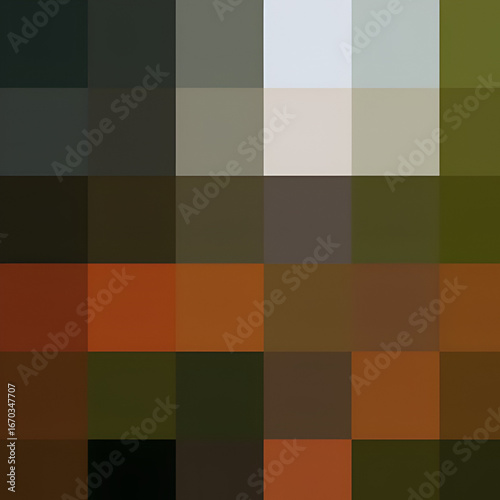 Garden of red poppies backlight with morning sunlight