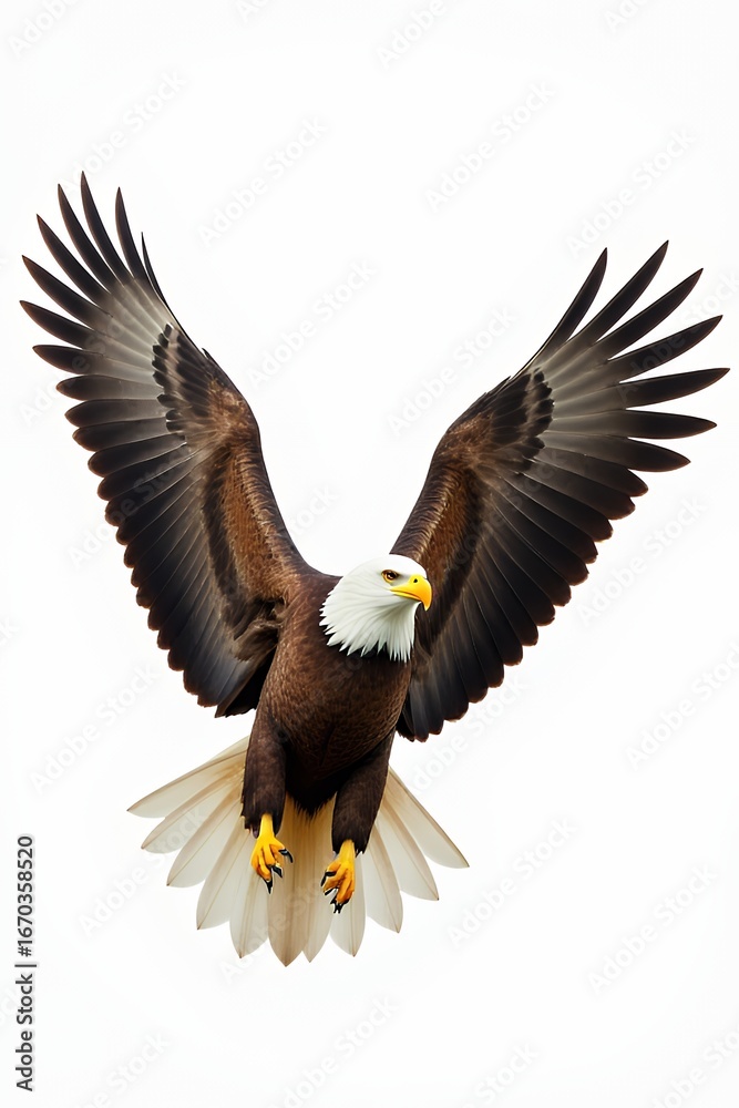 Obraz premium ** Majestic Bald Eagle in Flight
