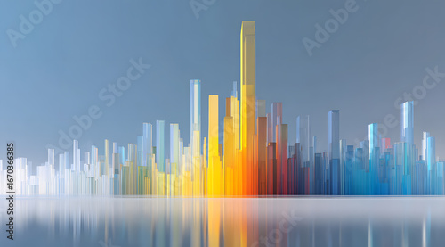 abstract background with colorful lines