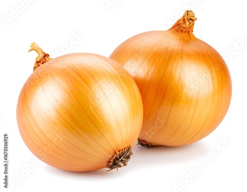 Wallpaper Mural Two fresh yellow onions isolated Torontodigital.ca