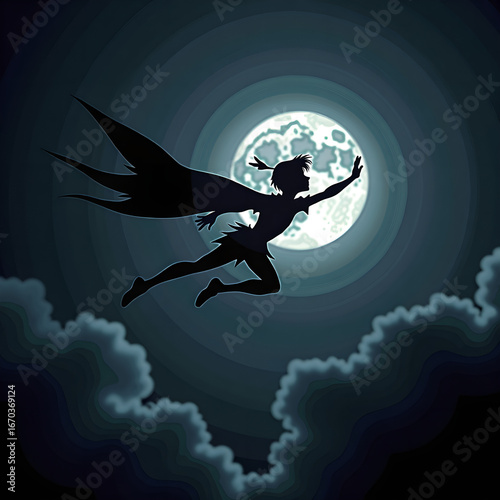 Peter Pan silhouette