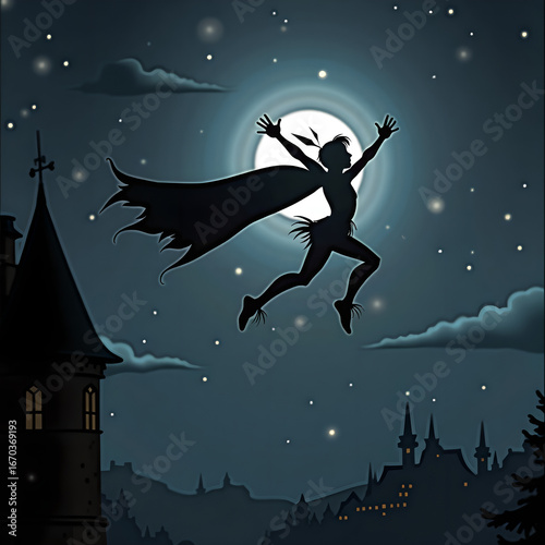 Peter Pan silhouette