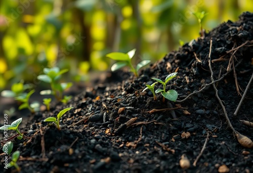 Sustainable biochar creation from biomass, enriching soil and generating clean energy,  plant growth,  agriculture