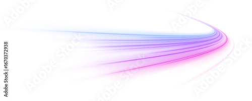 A vortex of curved speed lines spins across a light background. The motion trails create a dynamic sense of acceleration. An abstract expression of high-performance flow. PNG