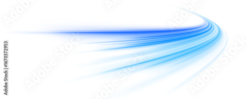Realistic air swirl in soft white and blue tones, depicting wind in motion. The dynamic curves create a sense of speed and freshness. Perfect for weather, AC, or air purification themes. Vector png. 