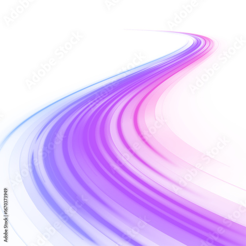 Twisting light trail wave resembles fire paths or optical fiber curves. The glowing line pulses with intensity and motion. Suitable for energy, speed, or sci-fi themes. PNG