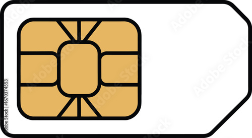 Standard SIM Card with Chip