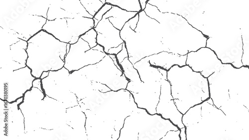 Granite abstract cracked lightning background texture. White plaster cracked old wall vintage design. 