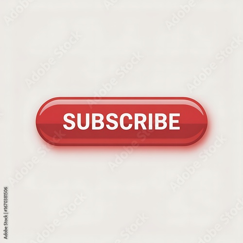 Red Subscribe Button with White Text