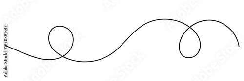 Curve wave seamless pattern. Wavy line with flowing curves. Squiggle line. Abstract hand drawn curve swirl and wave line design. Vector illustration.